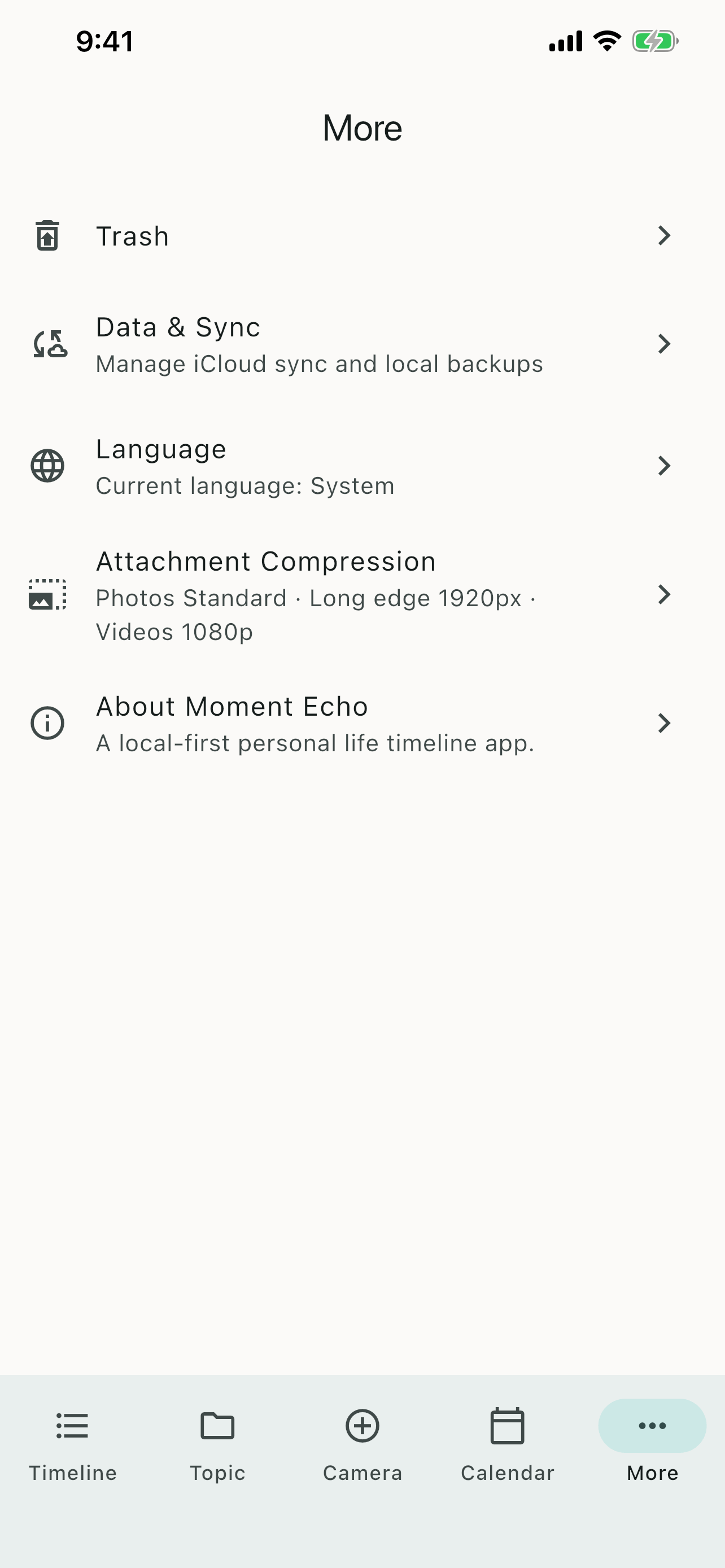 Moment Echo